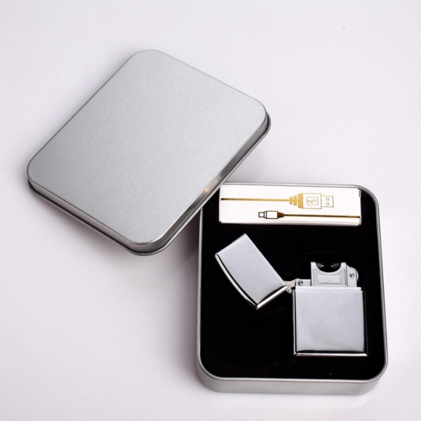 Зажигалка электронная, дуговая, USB, 5.6×3.8×1.3 см
