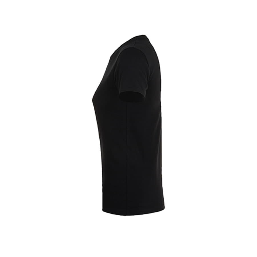 Футболка женская REGENT WOMEN, глубокий черный, 100% х/б, 150 г/м2