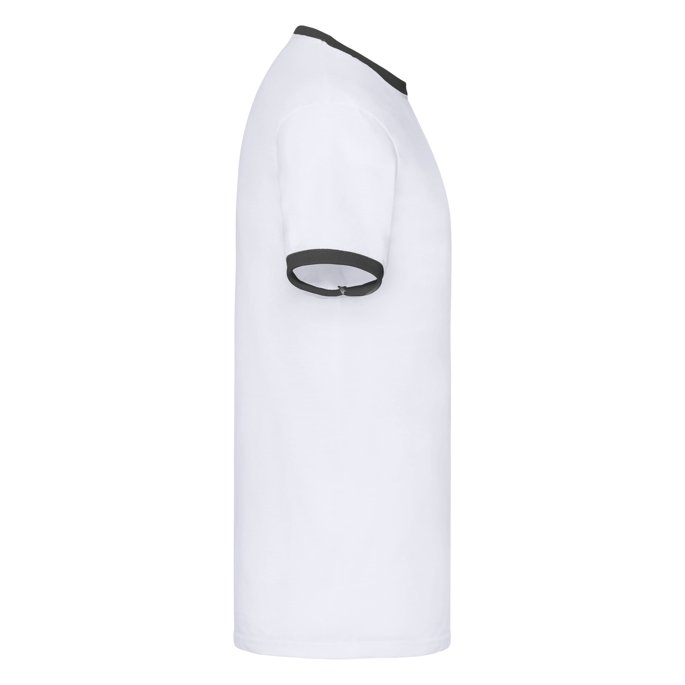 Футболка "Ringer T", белый с черным, 100% х/б, 160 г/м2