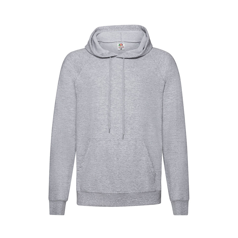Толстовка мужская "LIGHTWEIGHT", серый меланж_M, 80% хлопок, 20% полиэстер, 240 г/м2