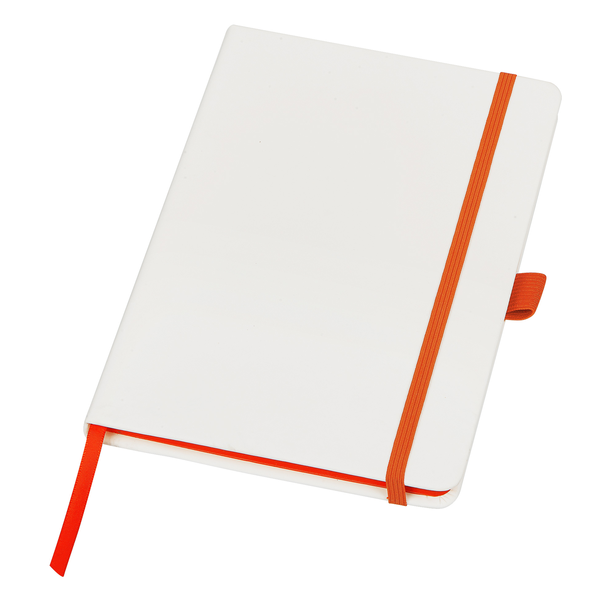 Блокнот ColorNote White, твердая обложка A5, 80 листов, белый и оранжевый, белый, оранжевый, оранжевый, оранжевый