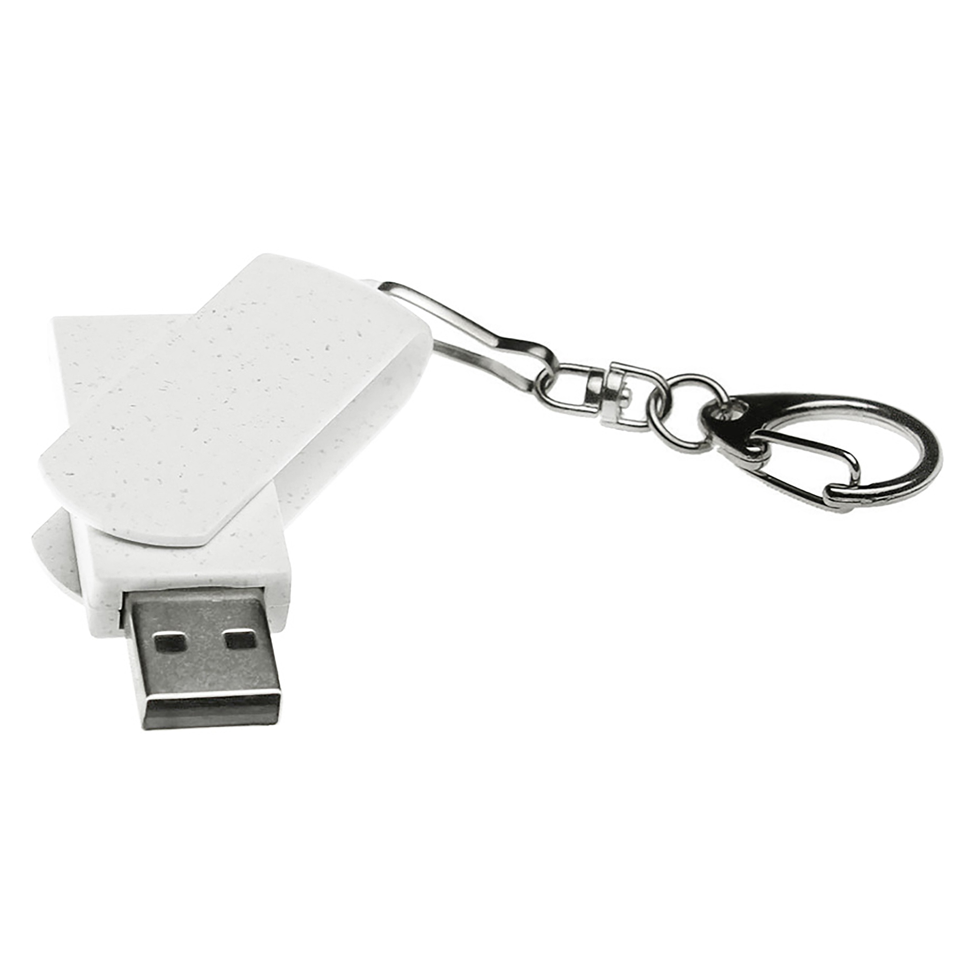 Флешка USB 3.0 Варуна на 64 ГБ, крапчатый белый