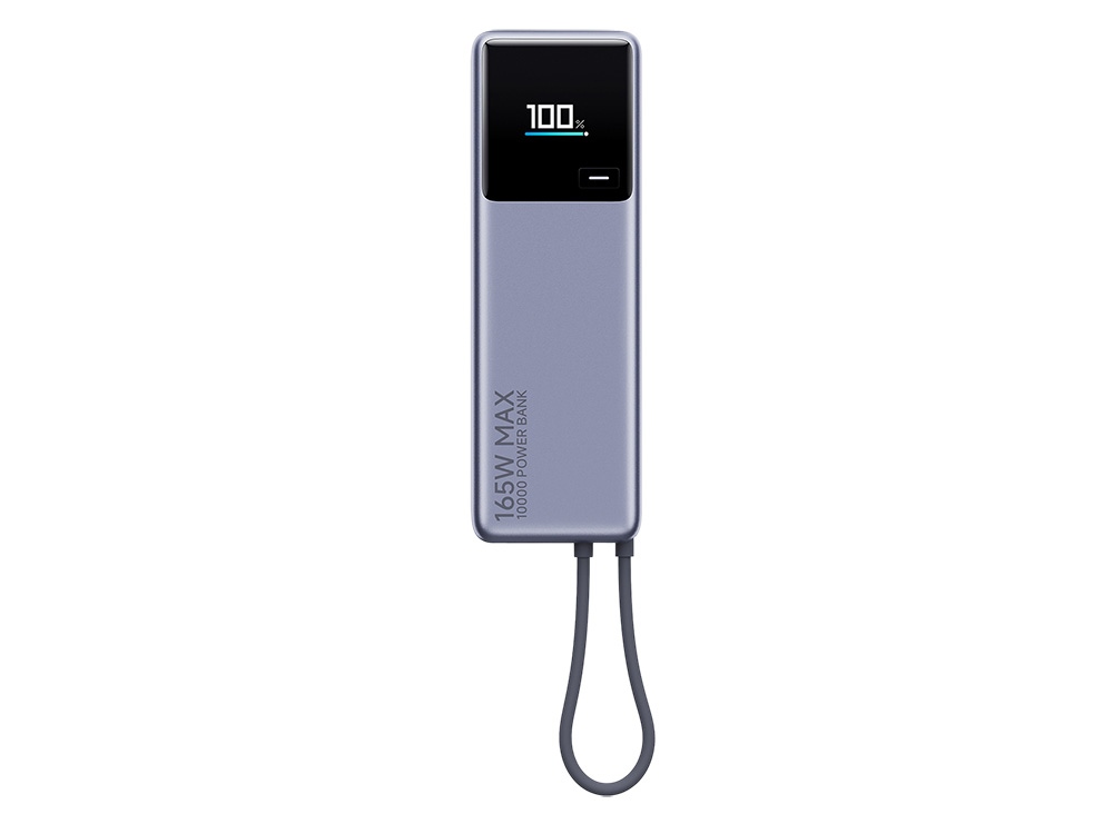 Внешний аккумулятор со встроенным кабелем Xiaomi 165W Power Bank, 10000 мАч