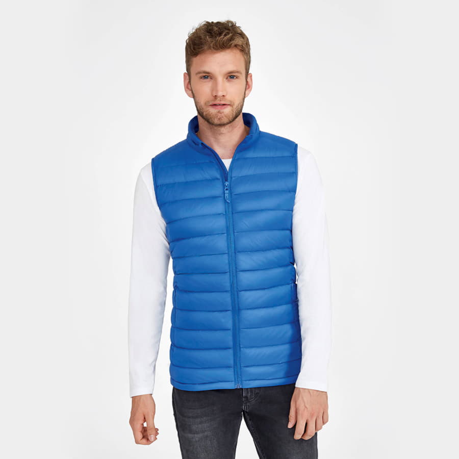 Жилет "Wilson BW men", серый, 100% полиамид, 380T