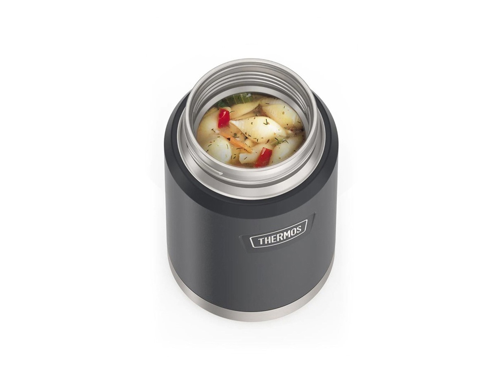 Термос из нерж. стали тм THERMOS IS-301 GT 0.71L, темно-серый