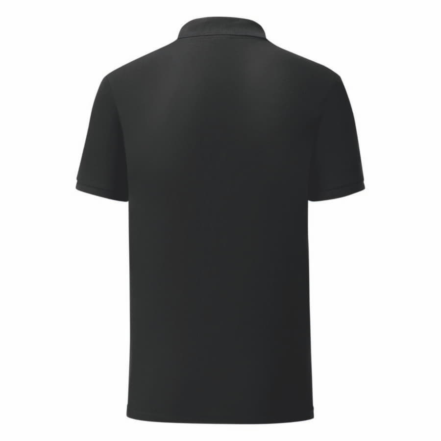Рубашка поло мужская "Iconic Polo", черный, 100% х/б, 180 г/м2