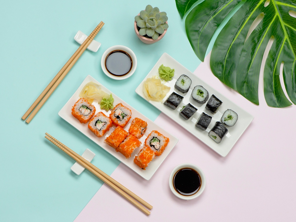 Набор для сервировки суши Unagi (белый)