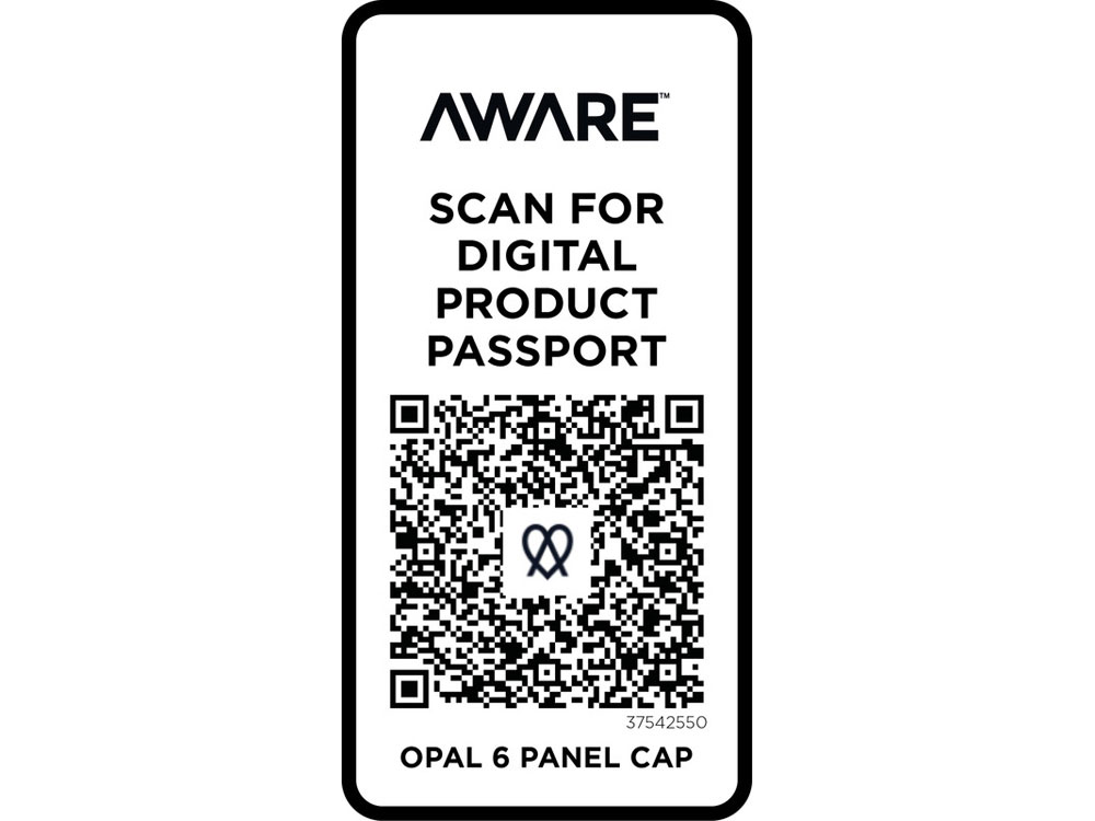 Opal с 6 панелями Aware™ кепка из переработанных материалов - Темно - синий, темно-синий