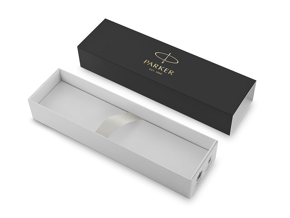 Ручка шариковая Parker IM Core Brushed Metal GT, серебристый/золотистый, серебристый, золотистый