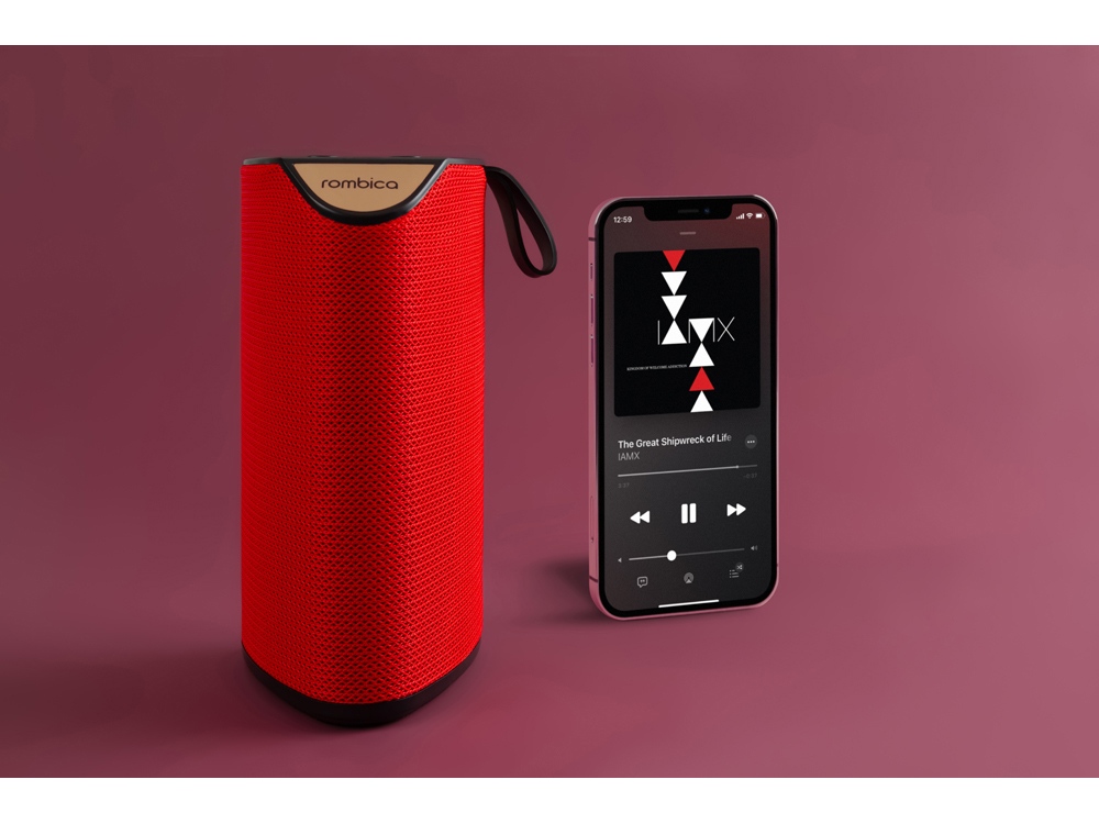 Портативная акустика Rombica mysound Tetria Red, красный