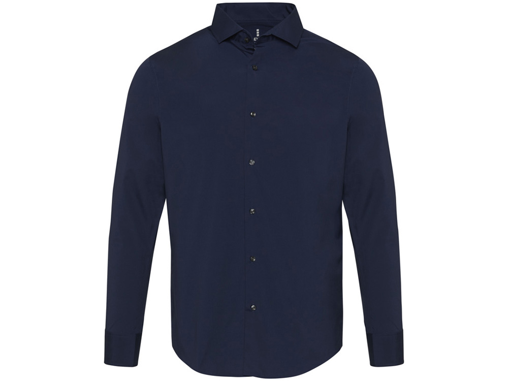 Carnelian мужская рубашка из поплина - Navy Blue, темно-синий
