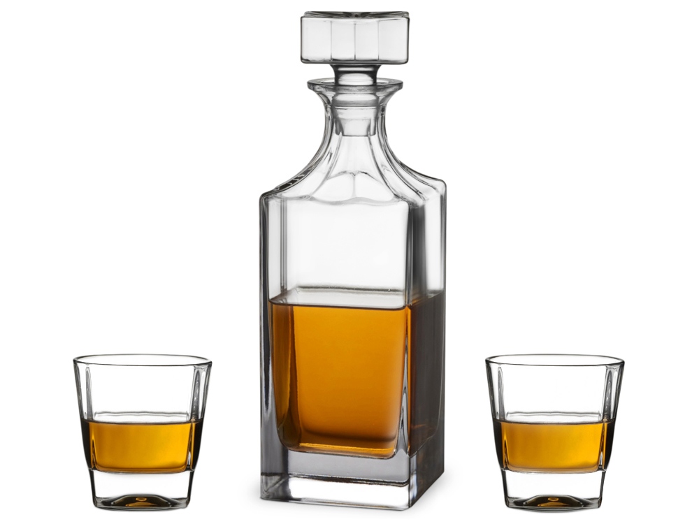 Подарочный набор для виски Whiskey Wonder (коричневый, прозрачный)
