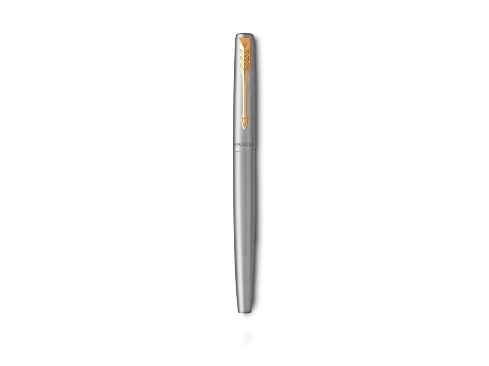 Перьевая ручка Parker Jotter Stainless Steel GT, Mblue, серебристый