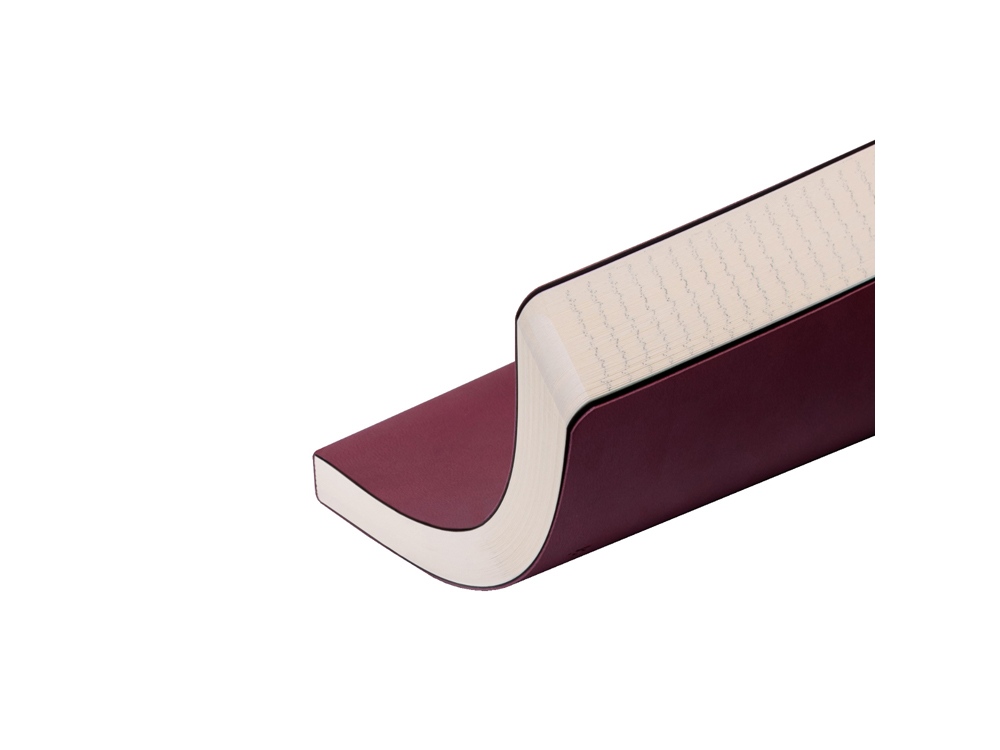 Ежедневник А5 недатированный Megapolis Velvet Flex, бордовый