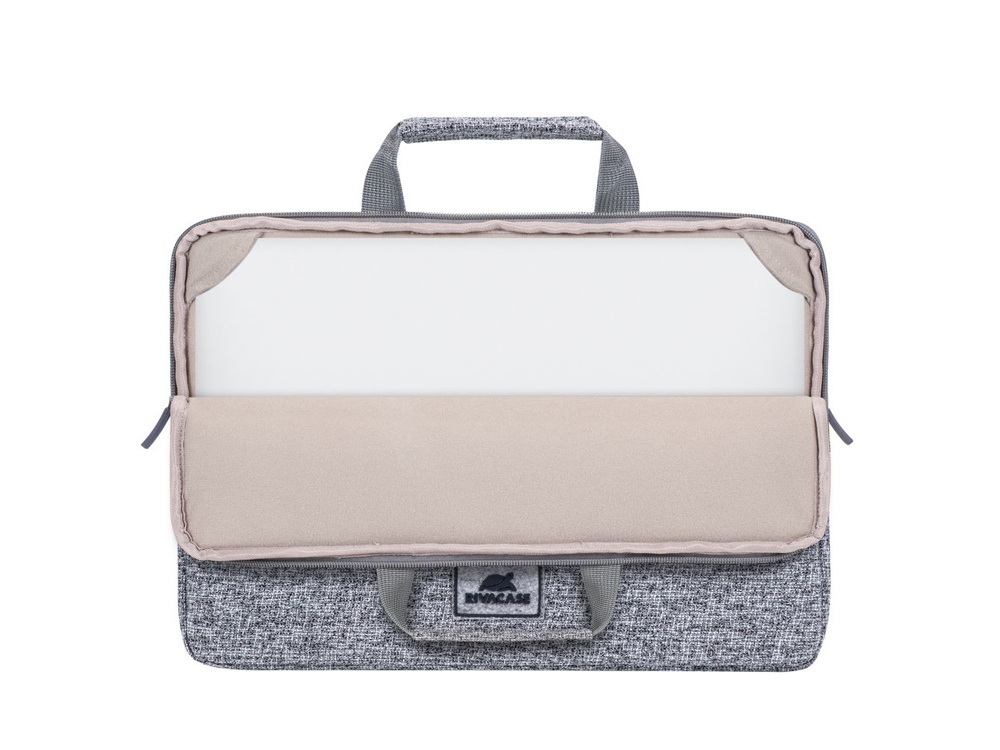 RIVACASE 7913 light grey чехол для ноутбука 13.3, серый меланж
