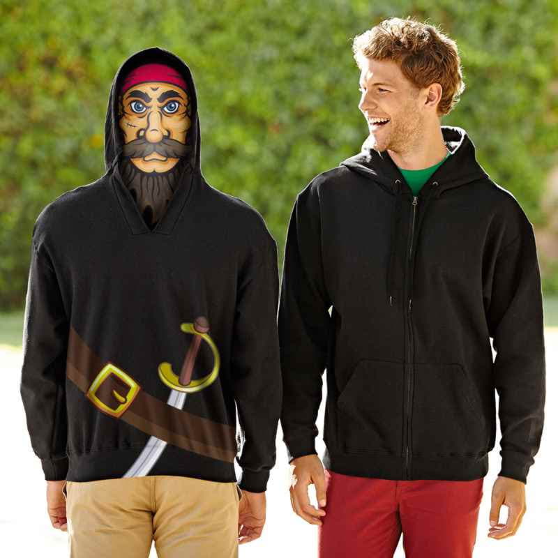Толстовка Unique Hoodie, черный, 80% хлопок, 20% полиэстер, 280 г/м2