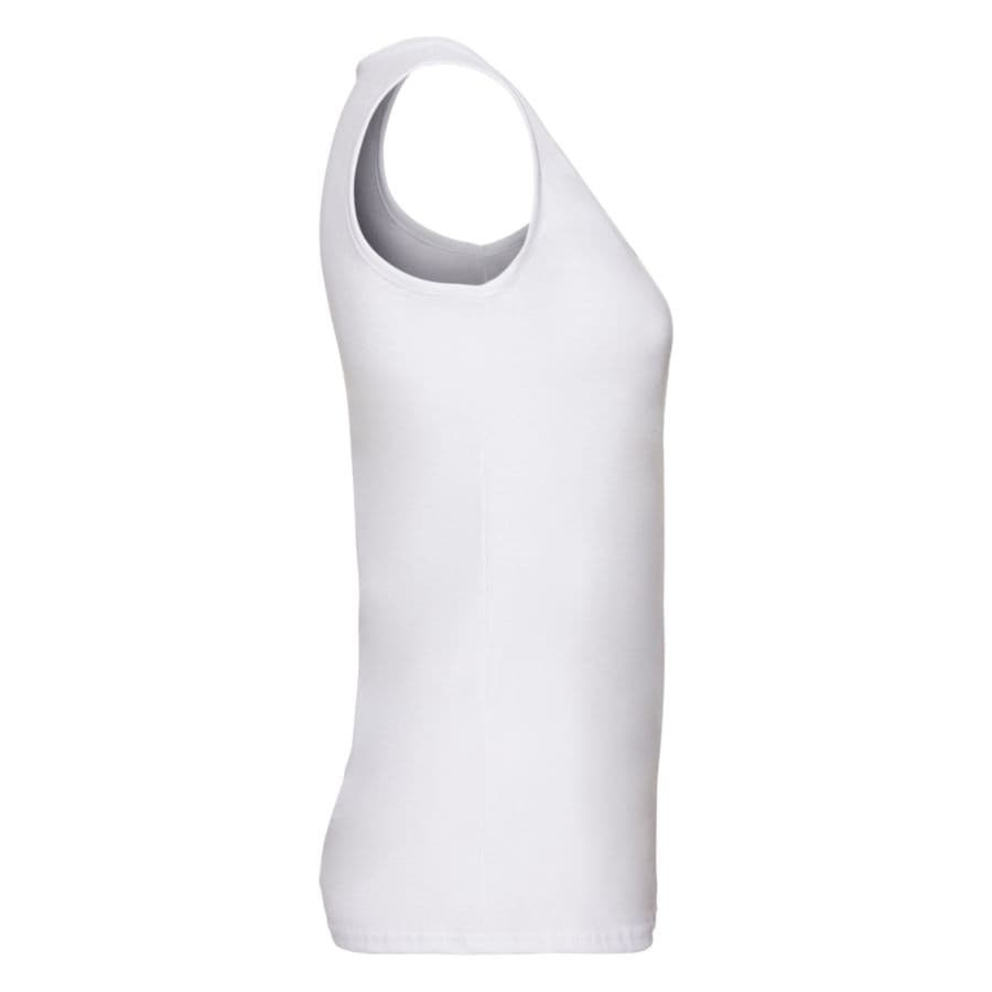 Майка женская "Lady-Fit Valueweight Vest", белый, 97% хлопок,3%полиэстер, 165 г/м2