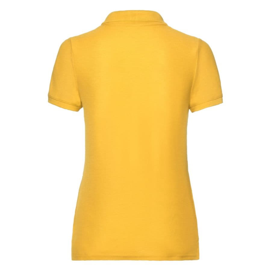 Поло "Lady-Fit 65/35 Polo", солнечно-желтый, 65% п/э, 35% х/б, 180 г/м2