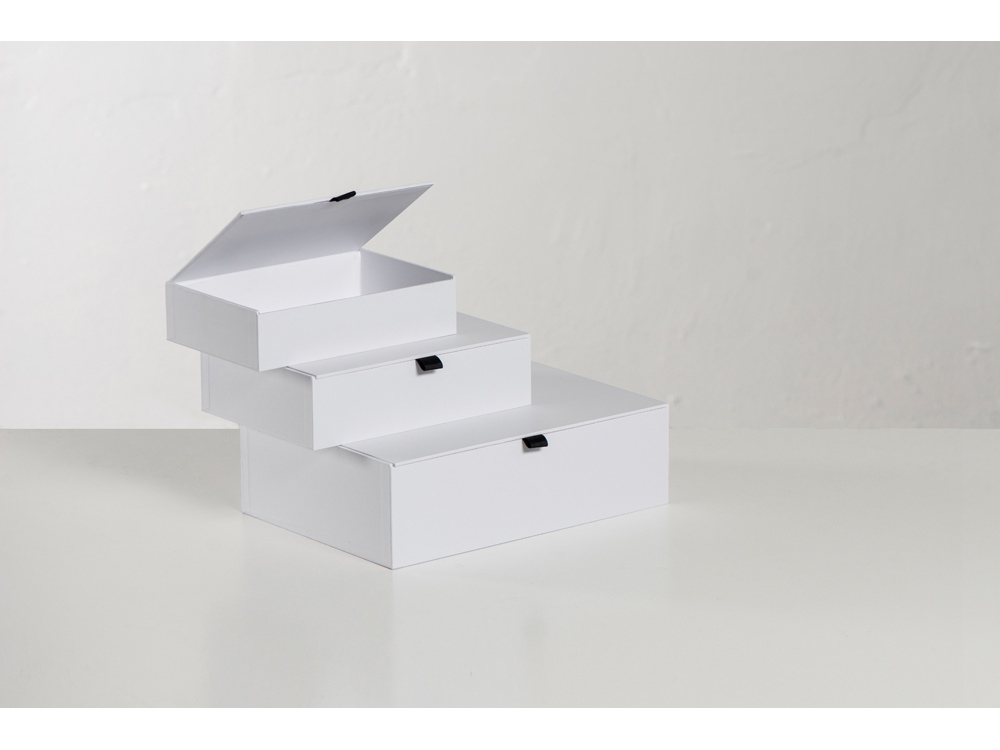 Коробка подарочная White L (белый)