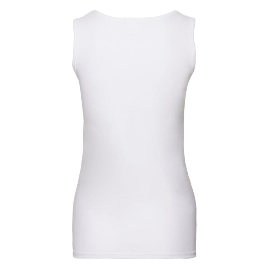 Майка женская "Lady-Fit Valueweight Vest", белый, 97% хлопок,3%полиэстер, 165 г/м2