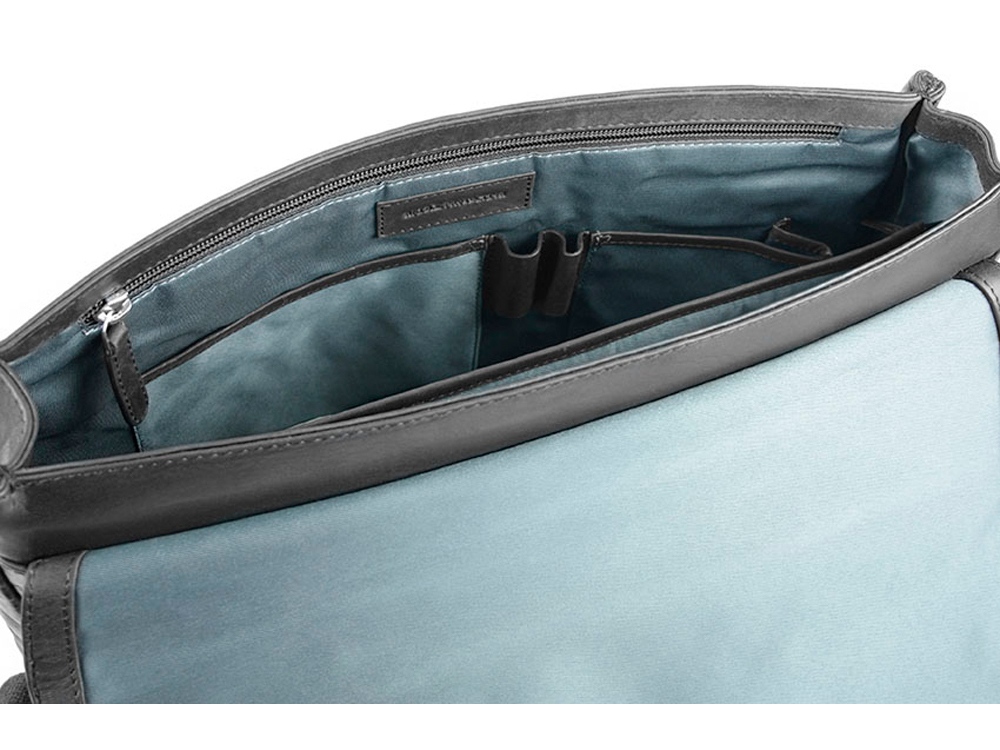 Портфель BUGATTI РОМАНО | ROMANO 15'', чёрный, натуральная воловья кожа, 39х8х30 см, черный