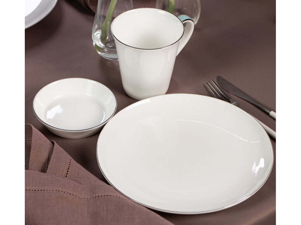 Тарелка Valerie Concept PLATE UNI SLV, белый