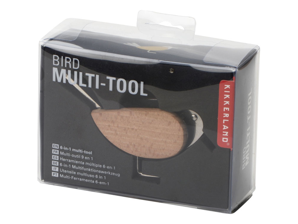 Мультитул в форме птицы Bird (серебристый, натуральный)