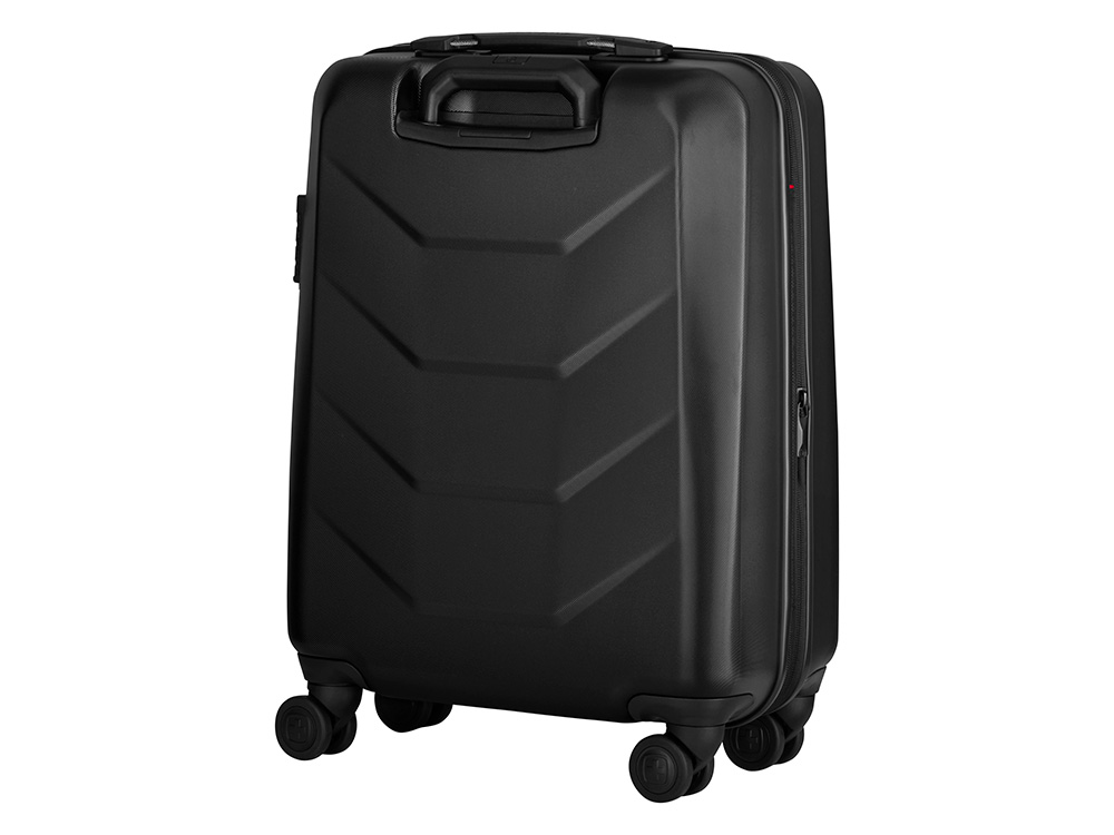 Чемодан WENGER Prymo, чёрный, малый, 40х55х20 см, 36 л, ABS+PC, черный