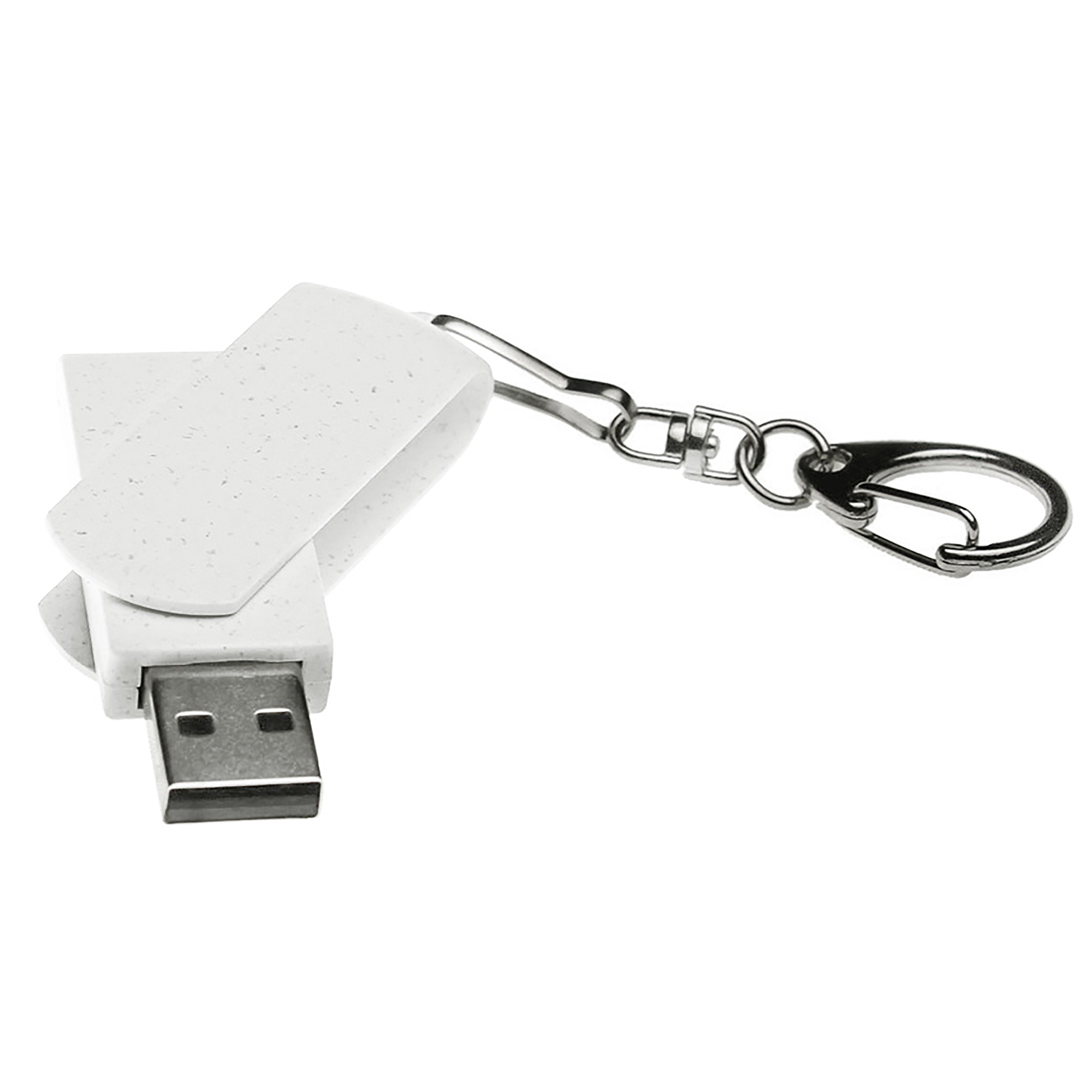 Флешка USB 2.0 Варуна на 128 ГБ, крапчатый белый