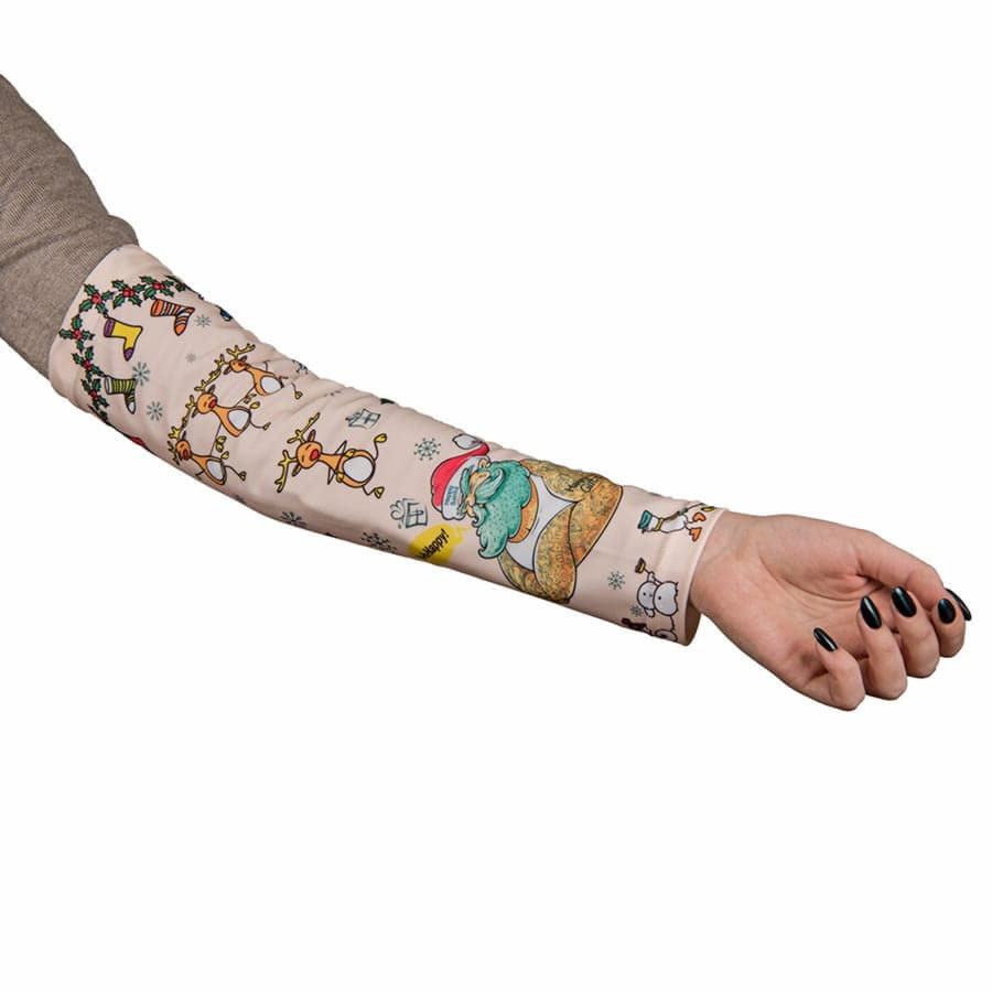 Рукава Tattoo, белый, 100% полиэстер, размер: 12×42×8 см