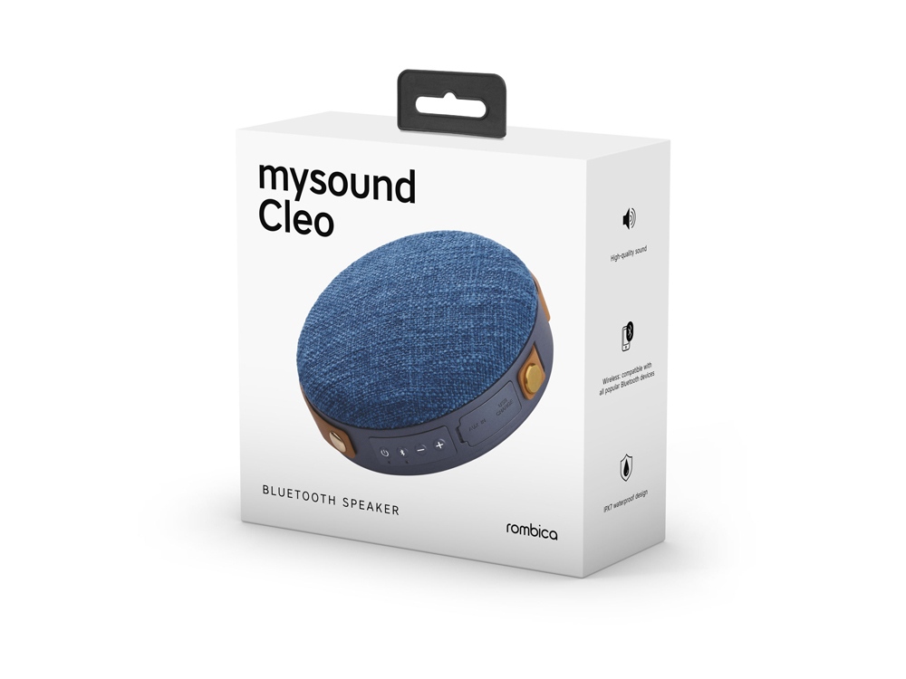 Портативная колонка mySound Cleo, 8 Вт Blue, синий