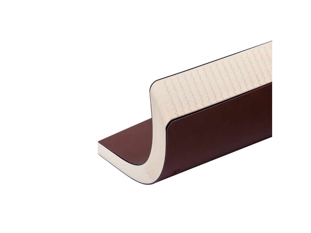 Ежедневник А5 недатированный Megapolis Velvet Flex, коричневый