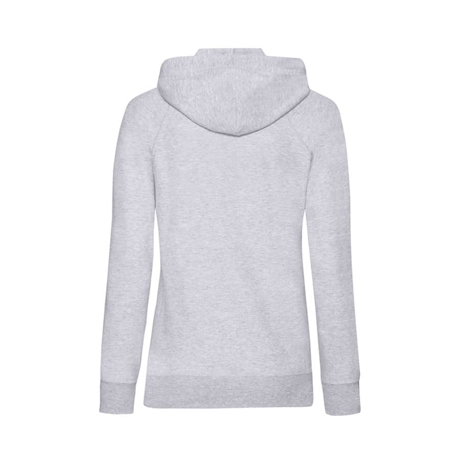 Толстовка без начеса "Ladies Lightweight Hooded Sweat", серый, 80% х/б 20% полиэстер, 240 г/м2