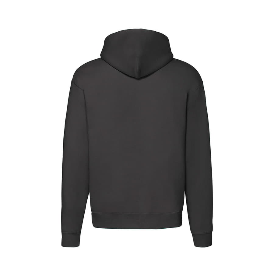 Толстовка мужская "PREMIUM HOODED SWEAT JACKET", черный, 70% х/б, 30% п/э, 280 г/м2