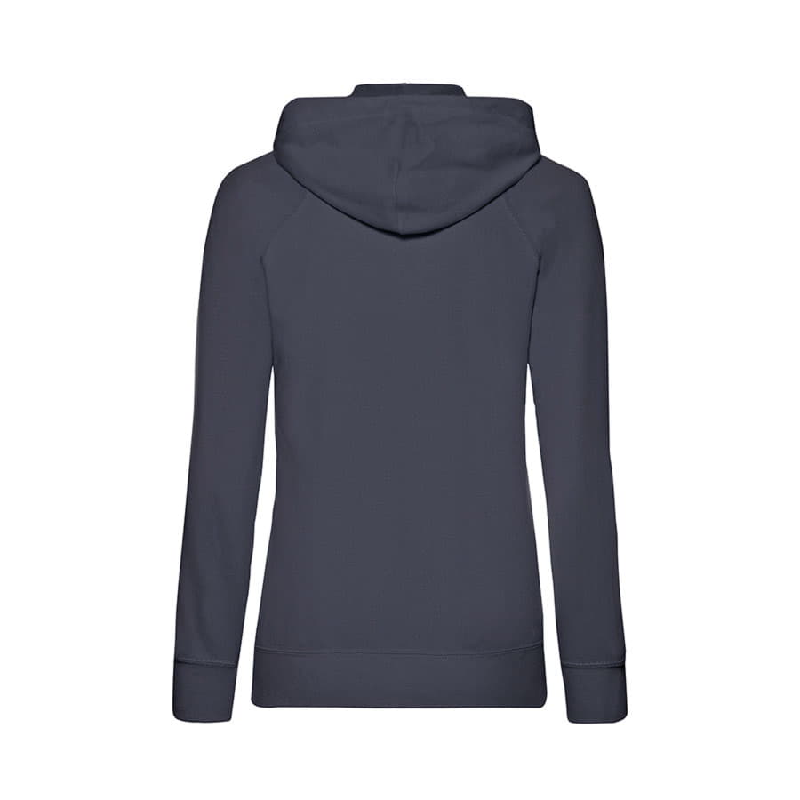 Толстовка без начеса "Ladies Lightweight Hooded Sweat", темно-синий, 80% х/б 20% полиэстер, 240 г