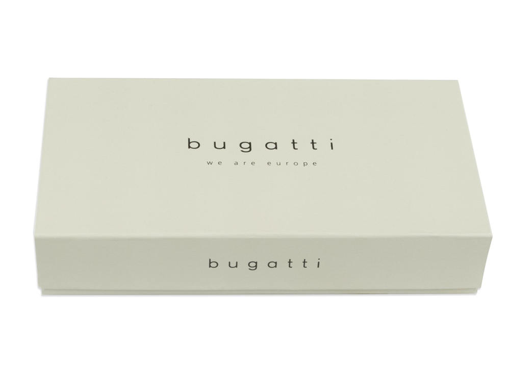 Кошелёк женский BUGATTI СИНА | SINA, зеленый, воловья кожа/полиэстер, 13,7х3х9,5 см