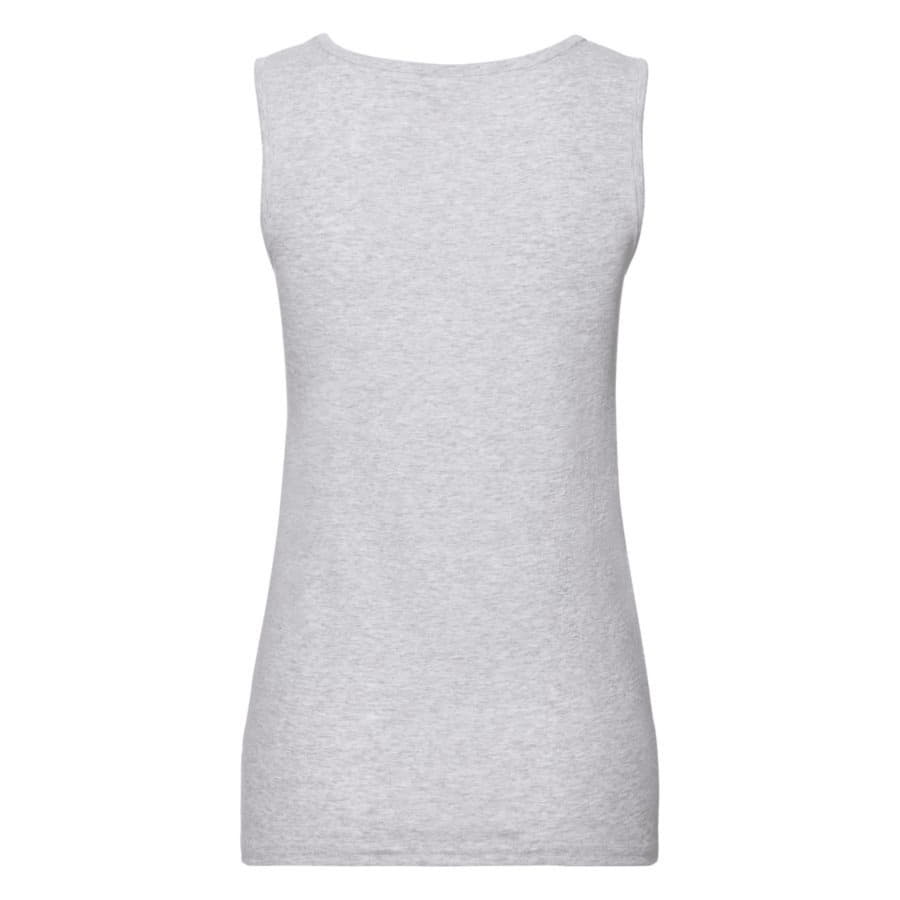 Майка женская "Lady-Fit Valueweight Vest", серо-лиловый, 97% хлопок,3%полиэстер, 165 г/м2
