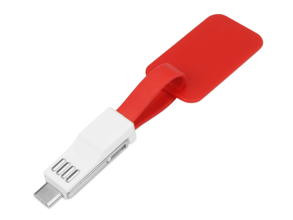 Зарядный кабель 3-в-1 Charge-it, красный