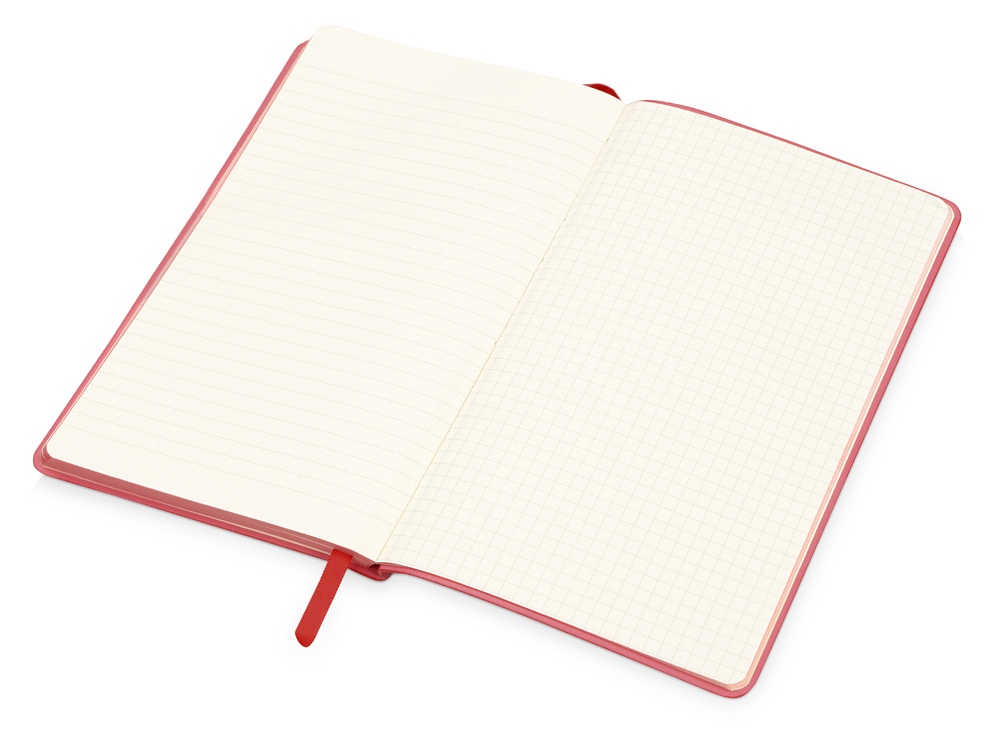Блокнот Notepeno А5 с тонированными линованными страницами, красный, красный, красный, красный