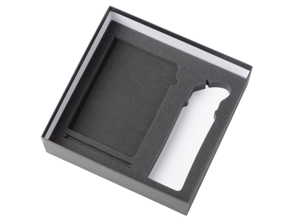 Подарочный набор c блокнотом C2, ручкой и бутылкой, серый, серый, серый, серый, серый