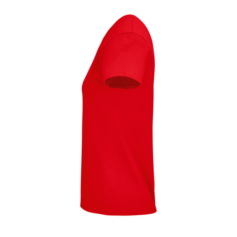 Футболка женская "CRUSADER WOMEN", красный, 100% органический хлопок, 150 г/м2