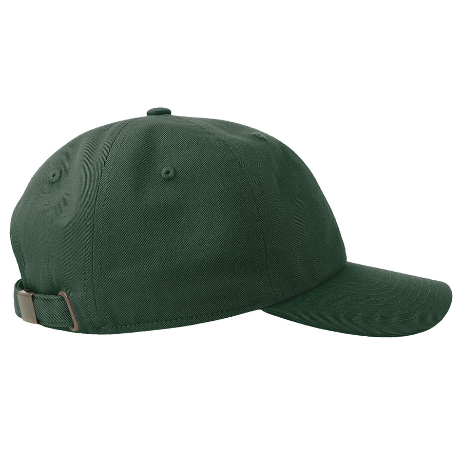 Бейсболка "DAD HAT-S", 6 клиньев, металлическая застежка, тёмно-зелёный, 100% хлопок, 270 г/м2