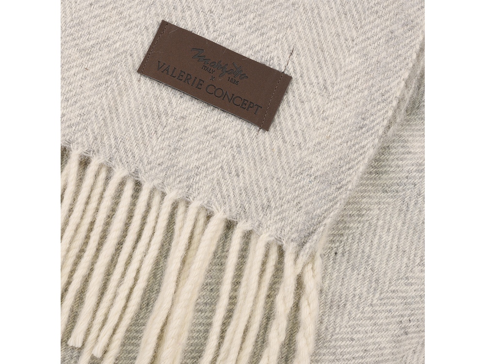 Плед Marzotto x Valerie Concept ANDES 1707, светло-серый