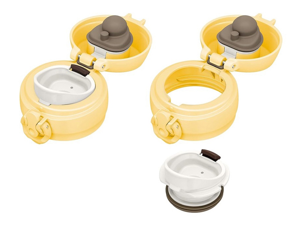 Термос из нерж. стали тм THERMOS JNL-356 CRY 0.35L, желтый