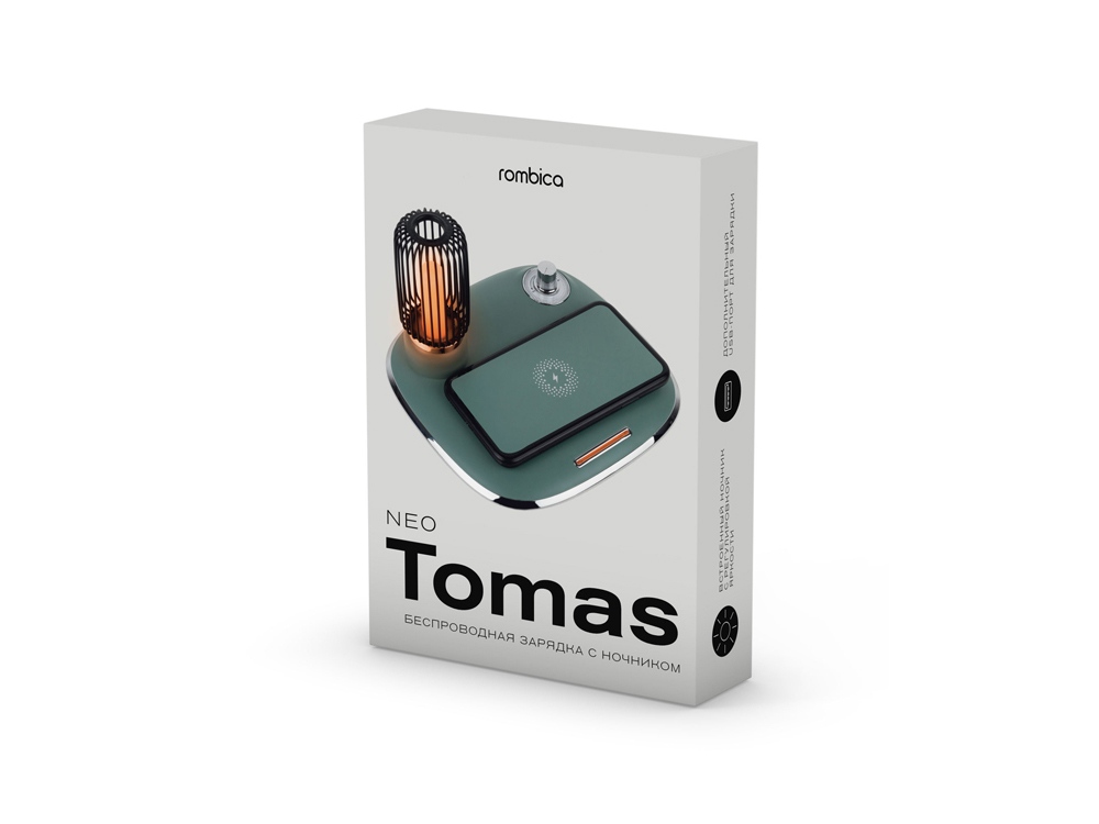 Беспроводное зарядное устройство Rombica NEO Tomas Quick Black, черный