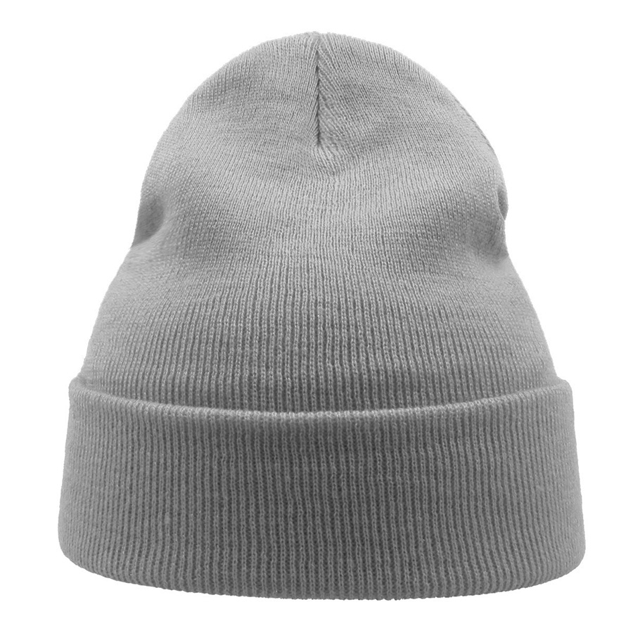 Шапка вязаная  двойная Wind-S, светло-серый, 100% переработанный полиэстер
