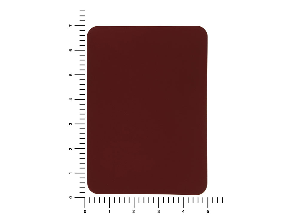 ПАТЧ ПРЯМОУГОЛНЫЙ soft-touch (коричневый ) 5,0 х 7,0 см