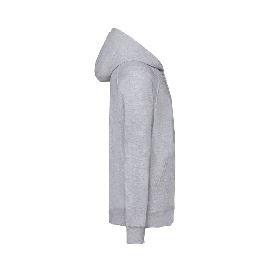Толстовка без начеса "Lightweight Hooded Sweat", серый, 80% х/б 20% полиэстер, 240 г/м2