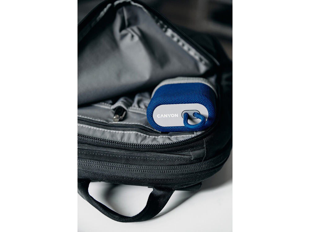 Портативная беспроводная колонка Canyon BSP-4, 5W, 1200mAh, синяя, синий