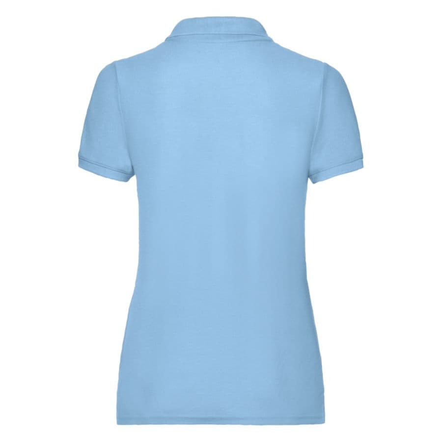 Поло "Lady-Fit 65/35 Polo", небесно-голубой, 65% п/э, 35% х/б, 180 г/м2